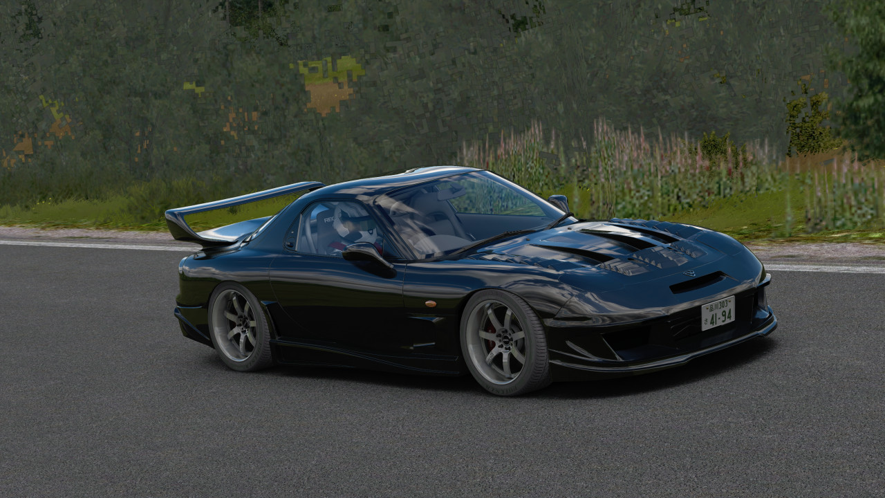 Mazda RX-7 Abflug